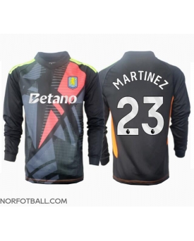 Billige Fotballdrakt Aston Villa Emiliano Martinez #23 Keeper Replika Bortedrakt 2024-25 Langermet